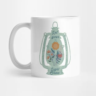 Let Your Light Shine Floral Lamp Mug